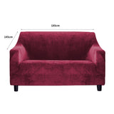 Marlow Sofa Covers 2 Seater High Stretch Wine-1927582208210636802