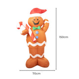 Santaco Christmas Inflatable Gingerbread-1910113137982574594