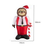 Santaco Christmas Inflatable Sloth 1.8M-1910113138947264514