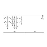 300 LED Curtain Fairy String Lights Multi Colour-1910113304735518722
