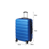 Slimbridge 28"Luggage Case Suitcase Blue 28 inch-1910112837997563906