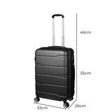 Slimbridge 20" Expandable Luggage Carry Black 20 inch-1910112840296042498