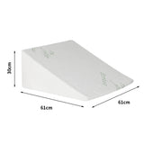 DreamZ Bedding Wedge Pillow Memory Foam White 30-1910113042440523778