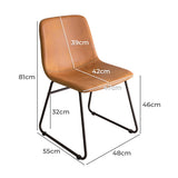 Levede 2x Dining Chairs Kitchen Table Brown-1910113301069697026