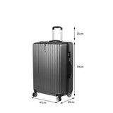 Slimbridge 28" Inch Luggage Suitcase Grey 28 inch-1910112834889584642