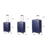 Slimbridge 3PC Luggage sets Suitcase Navy-1919892861420179458