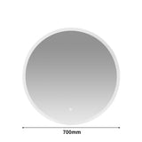 EMITTO LED Wall Mirror Round Anti-fog 70CM-1910113316076916738