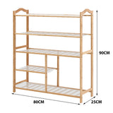 Levede Bamboo Shoe Rack Storage Wooden-1910113027492024322