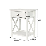 Levede 1x Bedside Tables Drawers Side-1910113031187206146