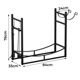Moyasu Firewood Rack Fireplace Tool Log Holder-1937319819653287938
