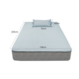 DreamZ Latex Cooling Bed Sheet Set Fitted 2PCS KS King Single-1910113200003747842