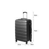 Slimbridge 28"Luggage Case Suitcase Grey 28 inch-1910112838161141762