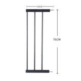 Levede Baby Safety Gate Adjustable Pet Black 20cm Extension-1910113187336949762