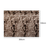 Dreamz Luxury Tie-dyed Blanket Brown 152cm x 203cm-1937319780331687938