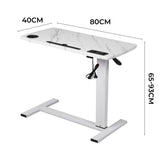Levede Standing Desk Height Adjustable White-1910113013072007170