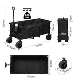 Lambu Folding Wagon Trolley Cart-1937319807875682306