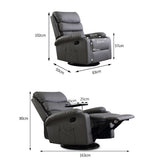 Levede Massage Chair Recliner Chairs Grey-1910112921623597058