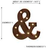 LED Metal Letter Lights Free Standing-1910112224895176706