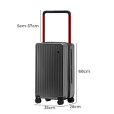 Slimbridge 26" Luggage Wide Handle Hard Case Grey-1937319799197667330