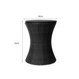 Levede Cooler Ice Bucket Table Bar Outdoor Black-1919892869053812738