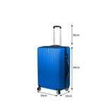 Slimbridge 24" Inch Luggage Suitcase Blue 24 inch-1910112833916506114