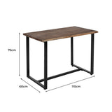 Levede Dining Table Industrial Wooden-1919892933897752578
