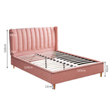 Levede Bed Frame Queen Size Linen Base-1919892910942326786
