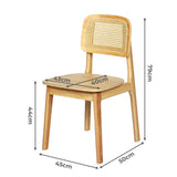 Levede 2x Rattan Dining Chair Wooden Kitchen Chair-1937319810849443842