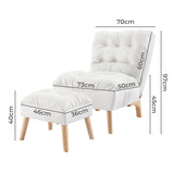 Levede Sofa Ottoman Set Accent Recliner-1910113170236772354
