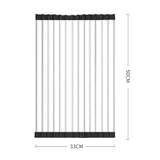 TOQUE Stainless Steel Dish Drainer Rack-1910112822239563778