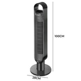 Spector Portable Bladeless Tower Fan Black-1910113052972421122