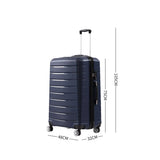 28" Travel Luggage Carry On Expandable Navy-1919892860510015490