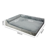 Pawz Orthopedic Dog Bed XXL Grey-1937319803161284610