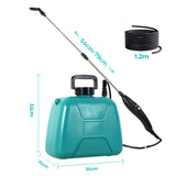 Traderight 8L Electric With Sprayer 3 Mist Nozzles Farm-1937319815861637122