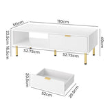 Levede 110cm Coffee Table-1937319795204689922