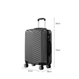 Slimbridge 28" Luggage Suitcase Travel Grey 28 inch-1910112830464593922