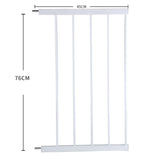 Levede Baby Safety Gate Adjustable Pet White 45cm Extension-1910113188360359938