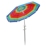 Mountview 2M Outdoor Beach Umbrellas Sand Colorful-1937319806403481601