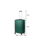 Slimbridge 20" Carry On Luggage Suitcase Green 20 inch-1910112833425772546