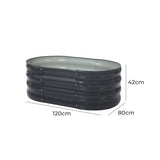 Lambu Garden Bed Planter Raised Coated 120x80x42cm-1910113071704182786