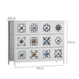 Levede 6 Chest of Drawers Storage Cabinet-1917016729767251970