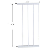 Levede Baby Safety Gate Adjustable Pet White 30cm Extension-1910113187894792194