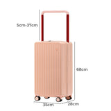 Slimbridge 26" Luggage Wide Handle Hard Case Pink-1937319799386411010
