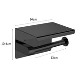 Toilet Paper Holder Roll Bath Tissue Black-1910113085692186626