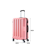 Slimbridge 20" Travel Luggage Lightweight Rose Gold 20 inch-1910112827243368450