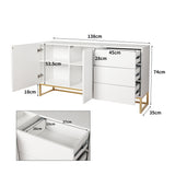 Levede Buffet Sideboard Storage Cabinet White-1917016728072753152