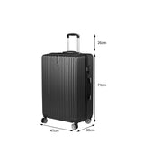 Slimbridge 28" Inch Luggage Suitcase Black 28 inch-1910112834566623234