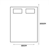 Dreamz Bamboo Pillowtop Mattress Topper King-1910112894234791938