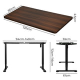 Levede Motorised Standing Desk Height 120cm Walnut 800x 1.5MM-1910112992767381506