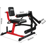 Centra Leg Extension Curl Machine Plate Loaded Home-1937319817791016962